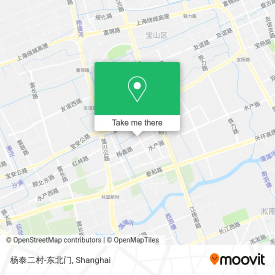 杨泰二村-东北门 map