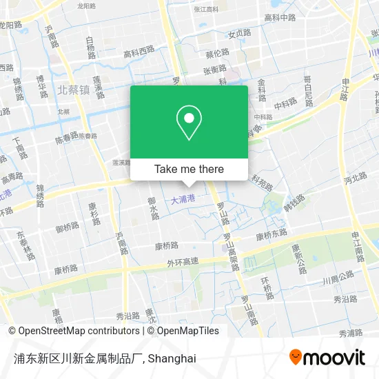 浦东新区川新金属制品厂 map