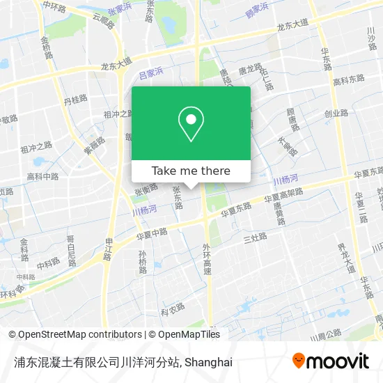 浦东混凝土有限公司川洋河分站 map