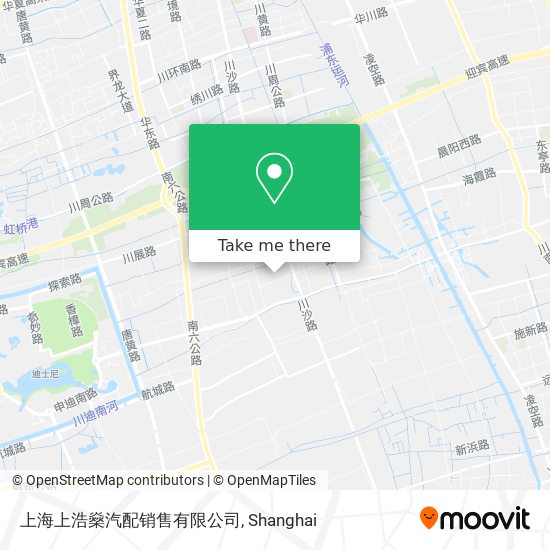 上海上浩燊汽配销售有限公司 map