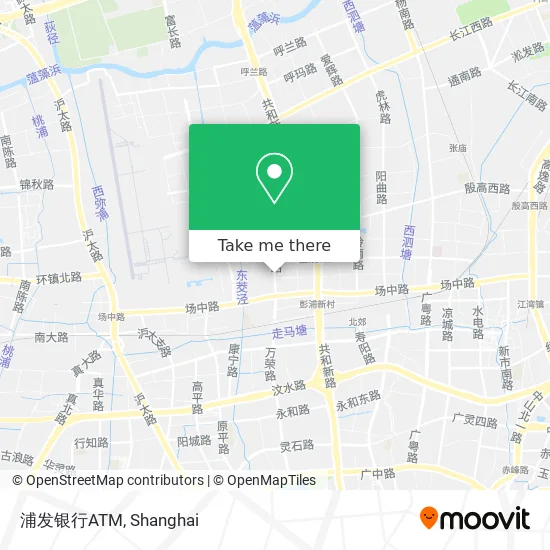 浦发银行ATM map