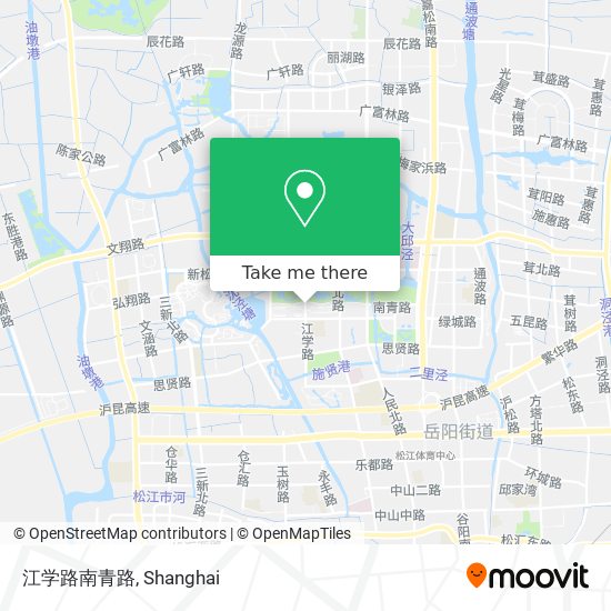 江学路南青路 map