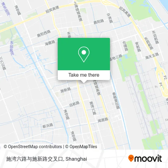 施湾六路与施新路交叉口 map