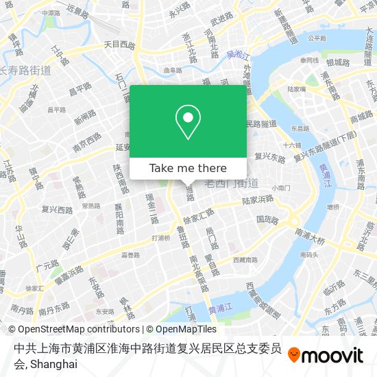 中共上海市黄浦区淮海中路街道复兴居民区总支委员会 map