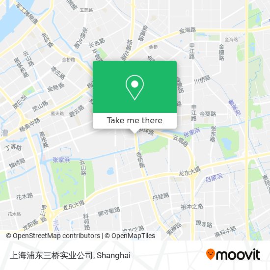 上海浦东三桥实业公司 map