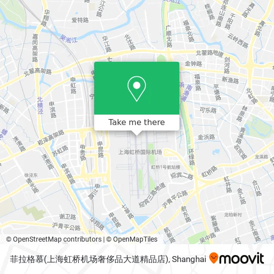 菲拉格慕(上海虹桥机场奢侈品大道精品店) map