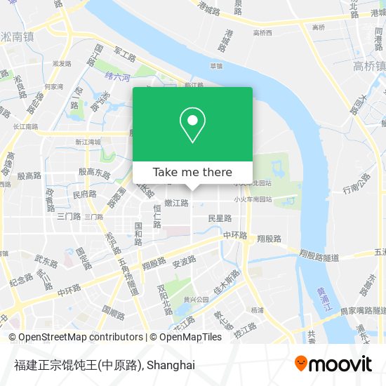 福建正宗馄饨王(中原路) map