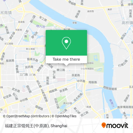 福建正宗馄饨王(中原路) map