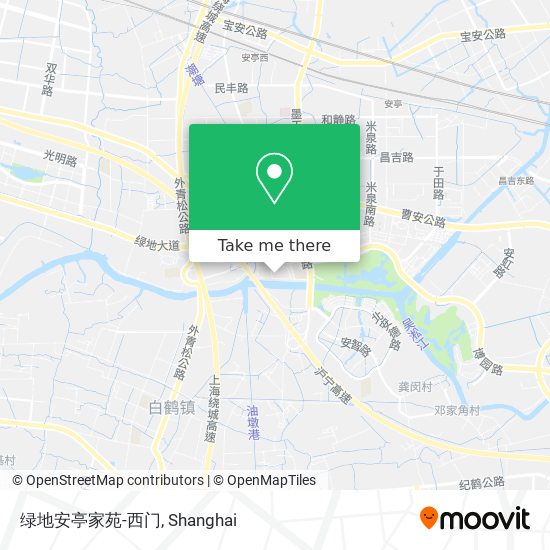 绿地安亭家苑-西门 map