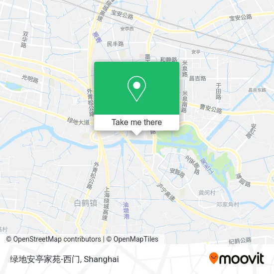 绿地安亭家苑-西门 map