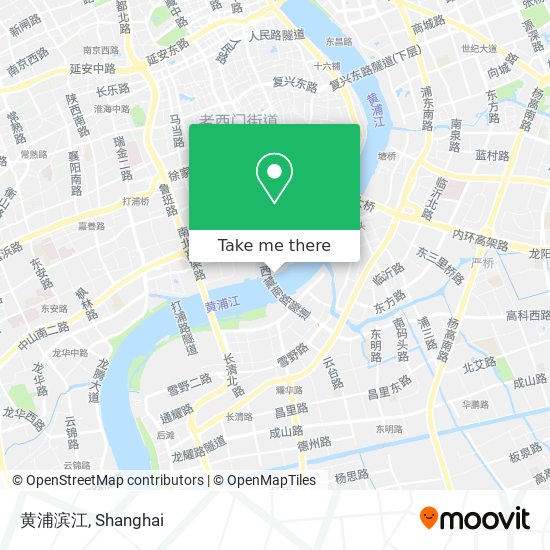 黄浦滨江 map