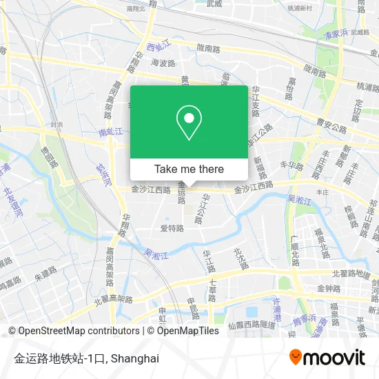 金运路地铁站-1口 map