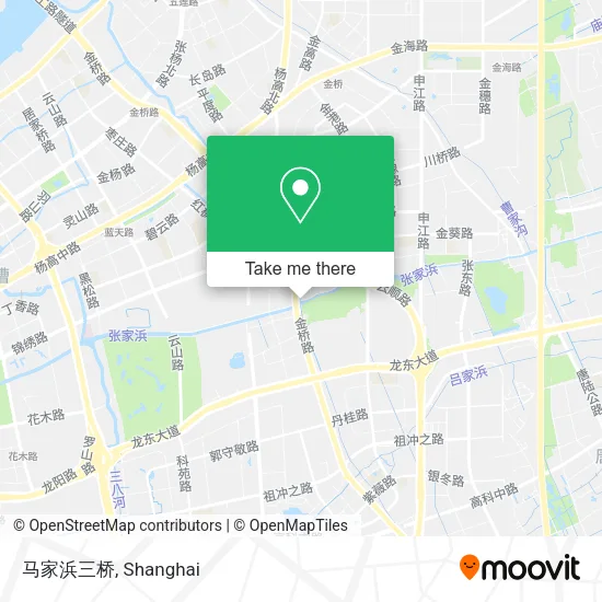 马家浜三桥 map