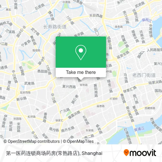 第一医药连锁商场药房(常熟路店) map