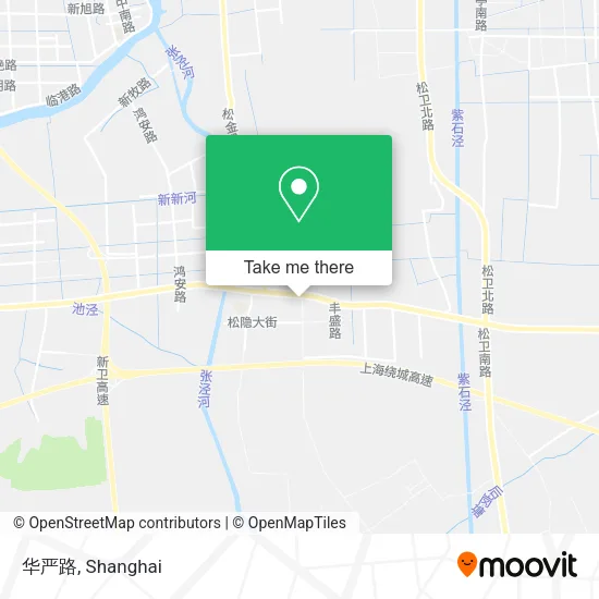 华严路 map
