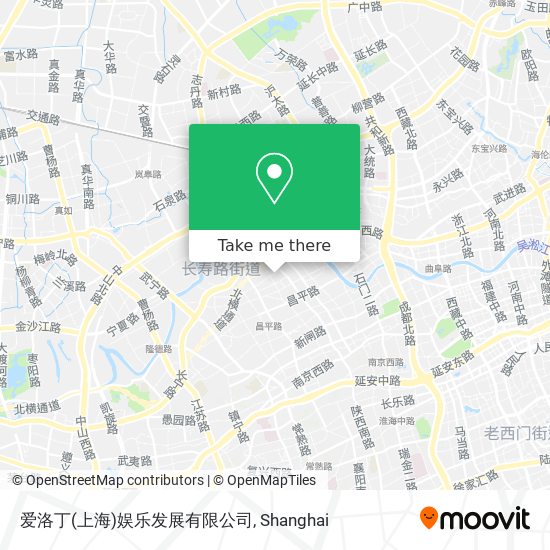 爱洛丁(上海)娱乐发展有限公司 map