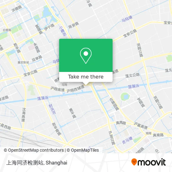 上海同济检测站 map