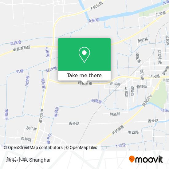 新浜小学 map