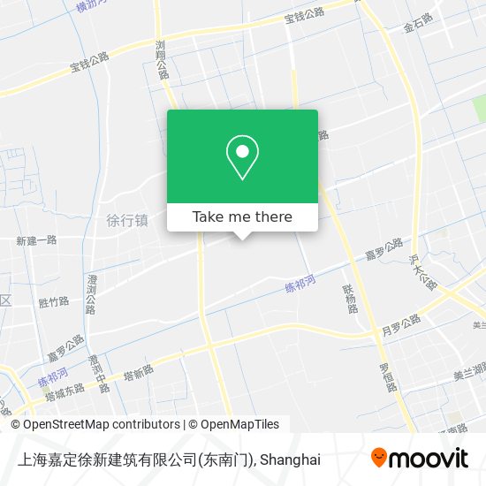 上海嘉定徐新建筑有限公司(东南门) map