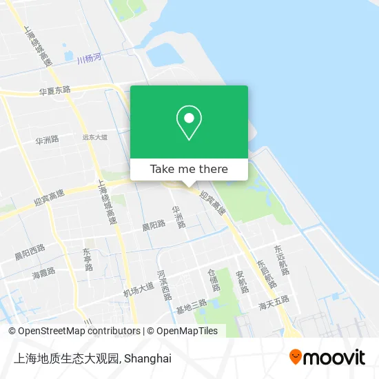 上海地质生态大观园 map