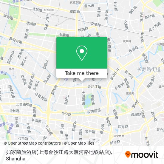 如家商旅酒店(上海金沙江路大渡河路地铁站店) map