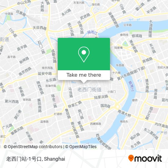 老西门站-1号口 map