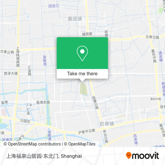 上海福泉山留园-东北门 map