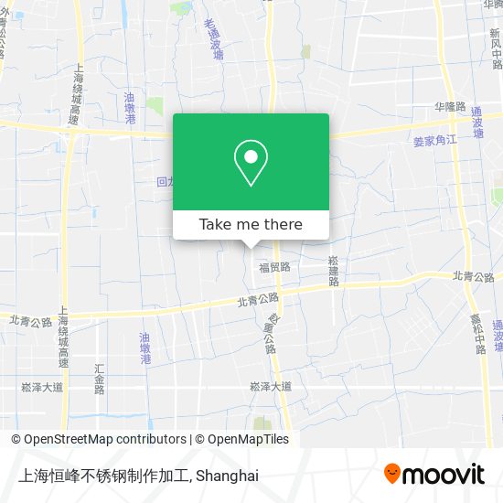 上海恒峰不锈钢制作加工 map