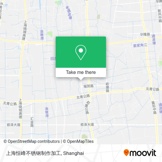 上海恒峰不锈钢制作加工 map