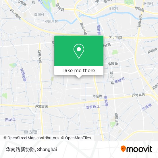 华南路新协路 map