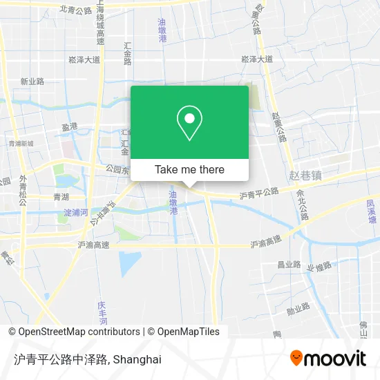 沪青平公路中泽路 map