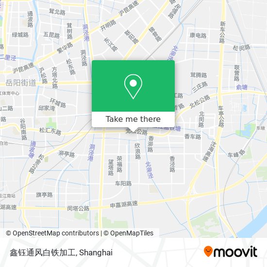 鑫钰通风白铁加工 map