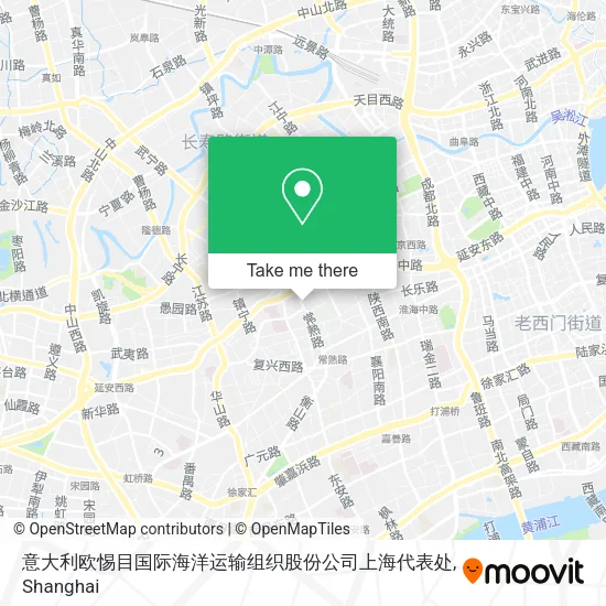 意大利欧惕目国际海洋运输组织股份公司上海代表处 map