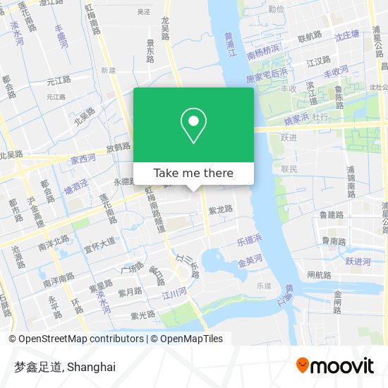 梦鑫足道 map