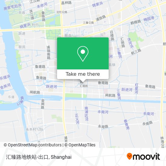 汇臻路地铁站-出口 map