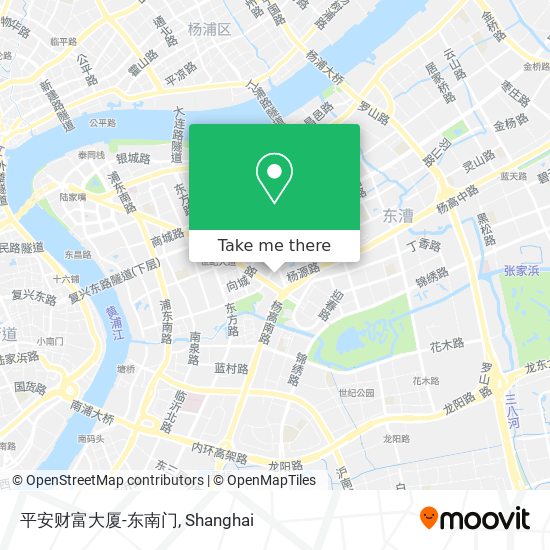 平安财富大厦-东南门 map