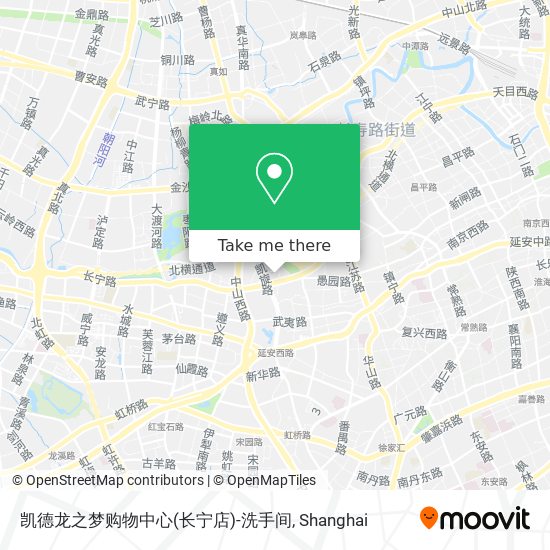凯德龙之梦购物中心(长宁店)-洗手间 map