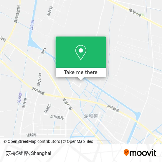 苏桥5组路 map
