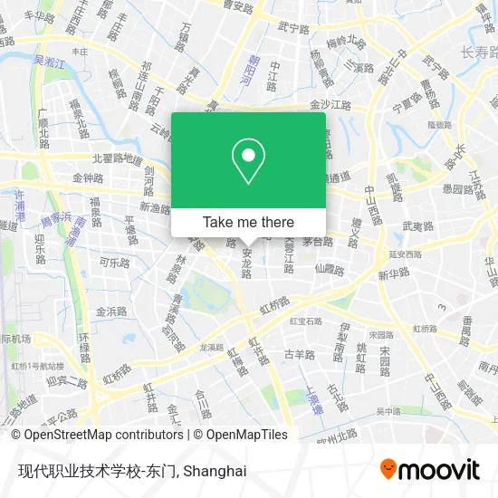 现代职业技术学校-东门 map