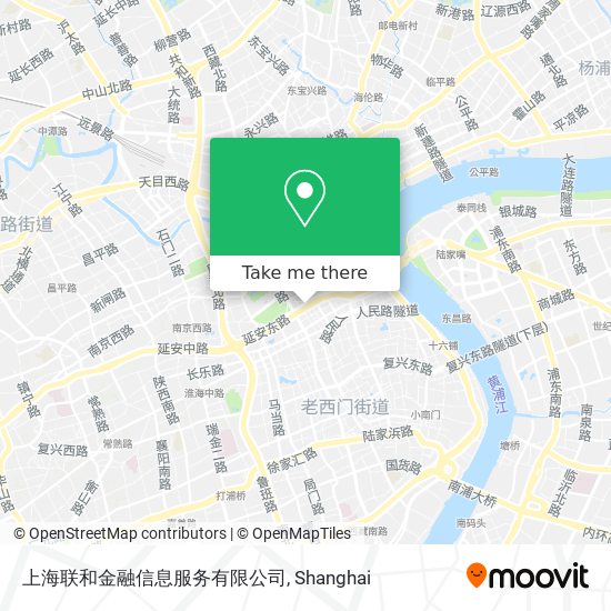 上海联和金融信息服务有限公司 map
