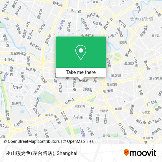 巫山碳烤鱼(茅台路店) map