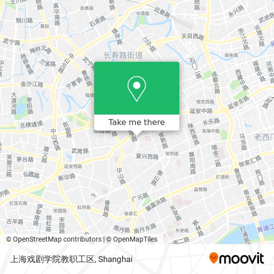 上海戏剧学院教职工区 map
