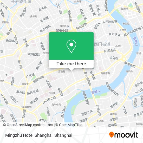 Mingzhu Hotel Shanghai map