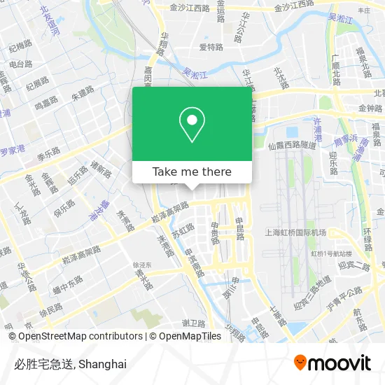 必胜宅急送 map
