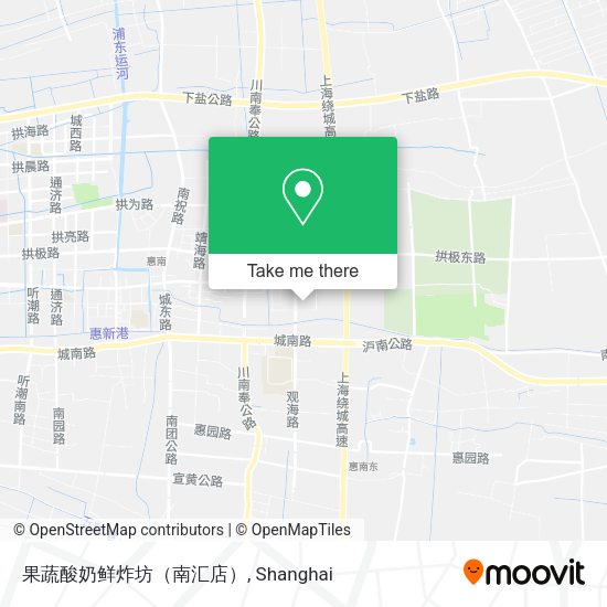 果蔬酸奶鲜炸坊（南汇店） map