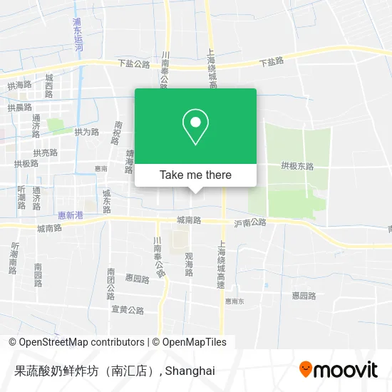 果蔬酸奶鲜炸坊（南汇店） map
