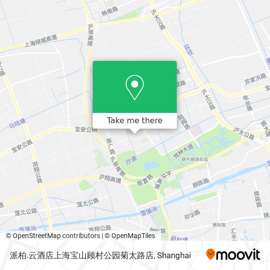 派柏.云酒店上海宝山顾村公园菊太路店 map