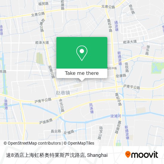 速8酒店上海虹桥奥特莱斯芦沈路店 map