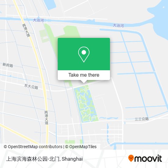 上海滨海森林公园-北门 map