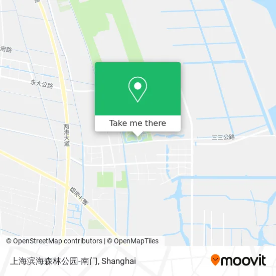 上海滨海森林公园-南门 map